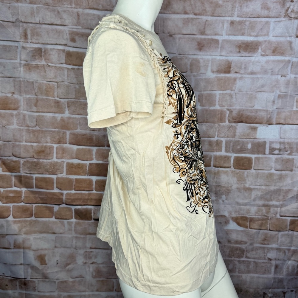 Affliction Women’s Graphic Short Sleeve T-Shirt -Size: XL  -NWT - Picture 9 of 15